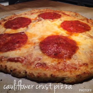 Cauliflower crusted pizza by jewtalian